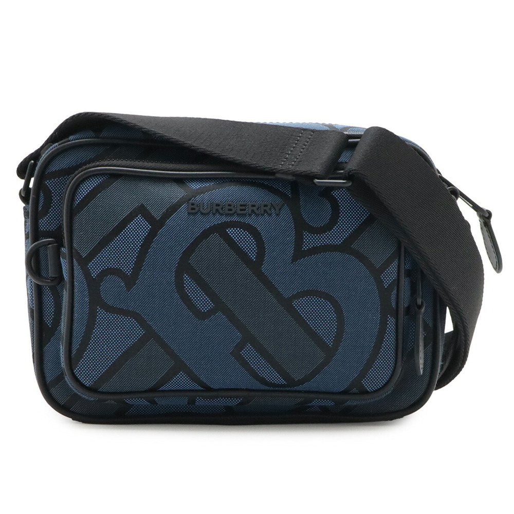 BURBERRY ORMOND Paddy Bag, Crossbody Body Shoulder Canvas, Leather, Blue, Bla...